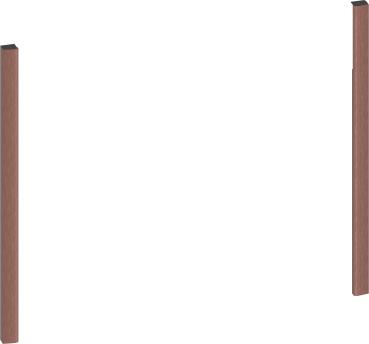 NEFF ZC045BY0 - Flex Design Kit, 45 cm, Brushed bronze, für einen einzelnen Kaffeevollautomaten